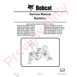 Bobcat 709 Manual