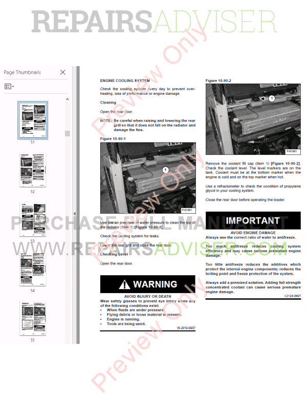 Bobcat Skid Steer Loader S70 Service Manual PDF Download