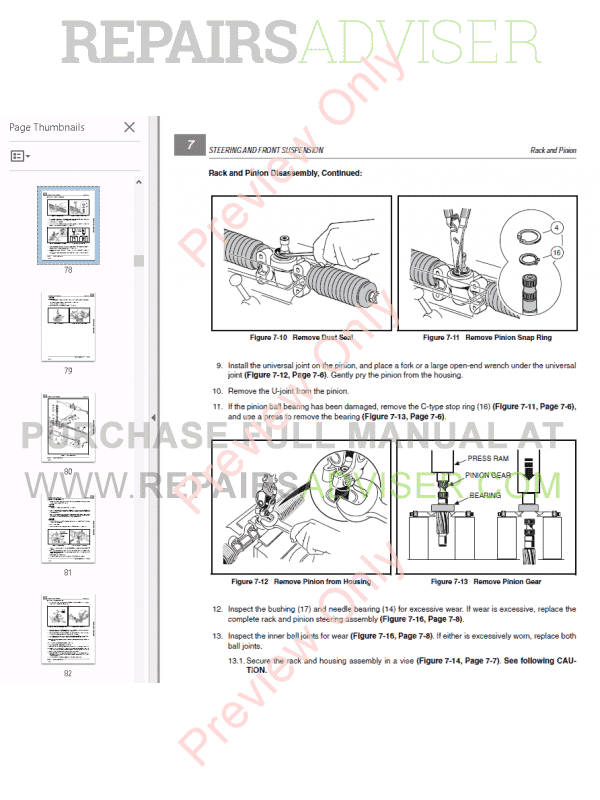 Vehicle Service Manual Download