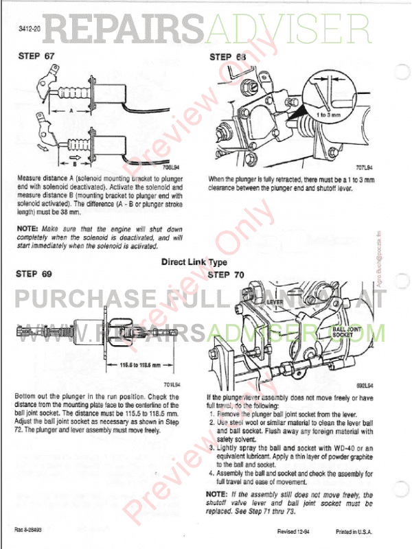 Kubota V3307 Di And V2607 Di Workshop Manual - Ebook