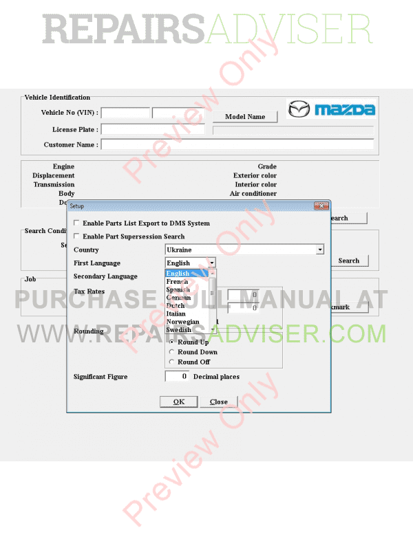 electronic parts catalog