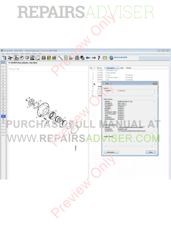 Scania Multi Parts Catalog and Service Information 2018