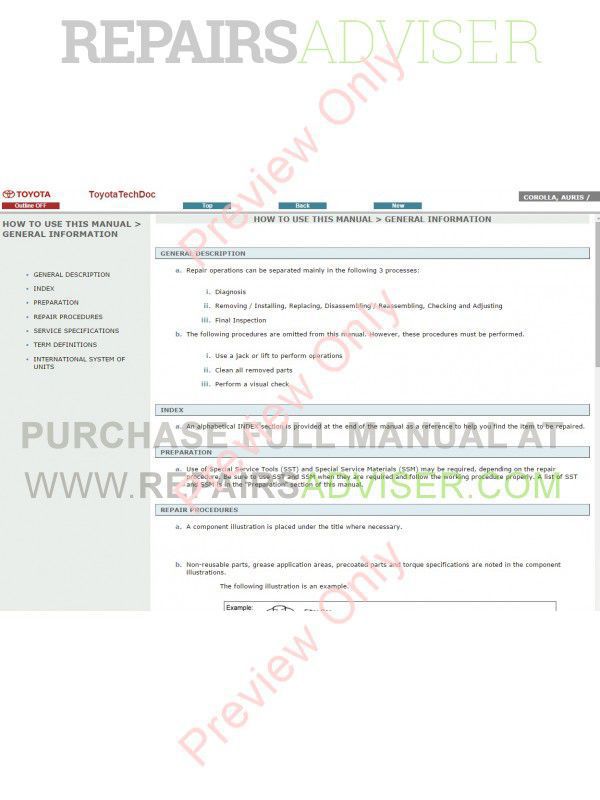 Toyota corolla repair manual pdf free download