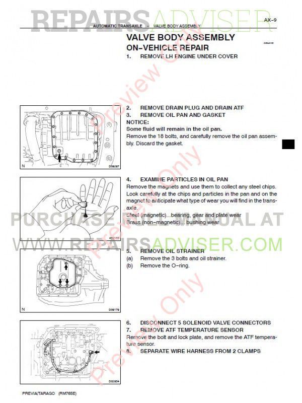 Toyota estima acr50 manual free download