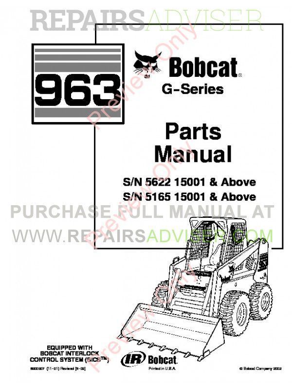 Bobcat Parts Manual Download