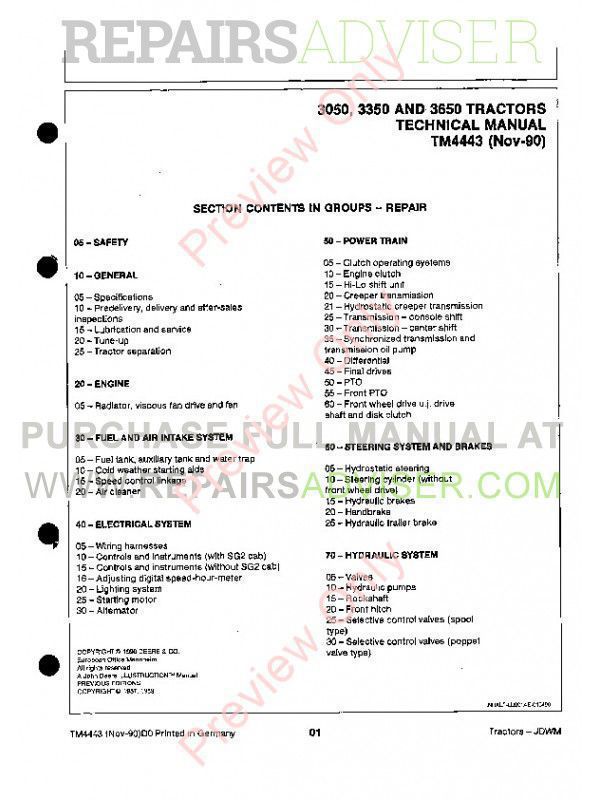 John deere 3350 manual