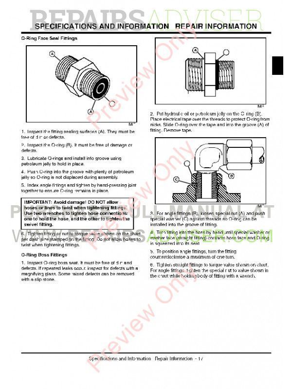 John Deere 2500, 2500A, 2500E Greens Mower Technical Manual PDF